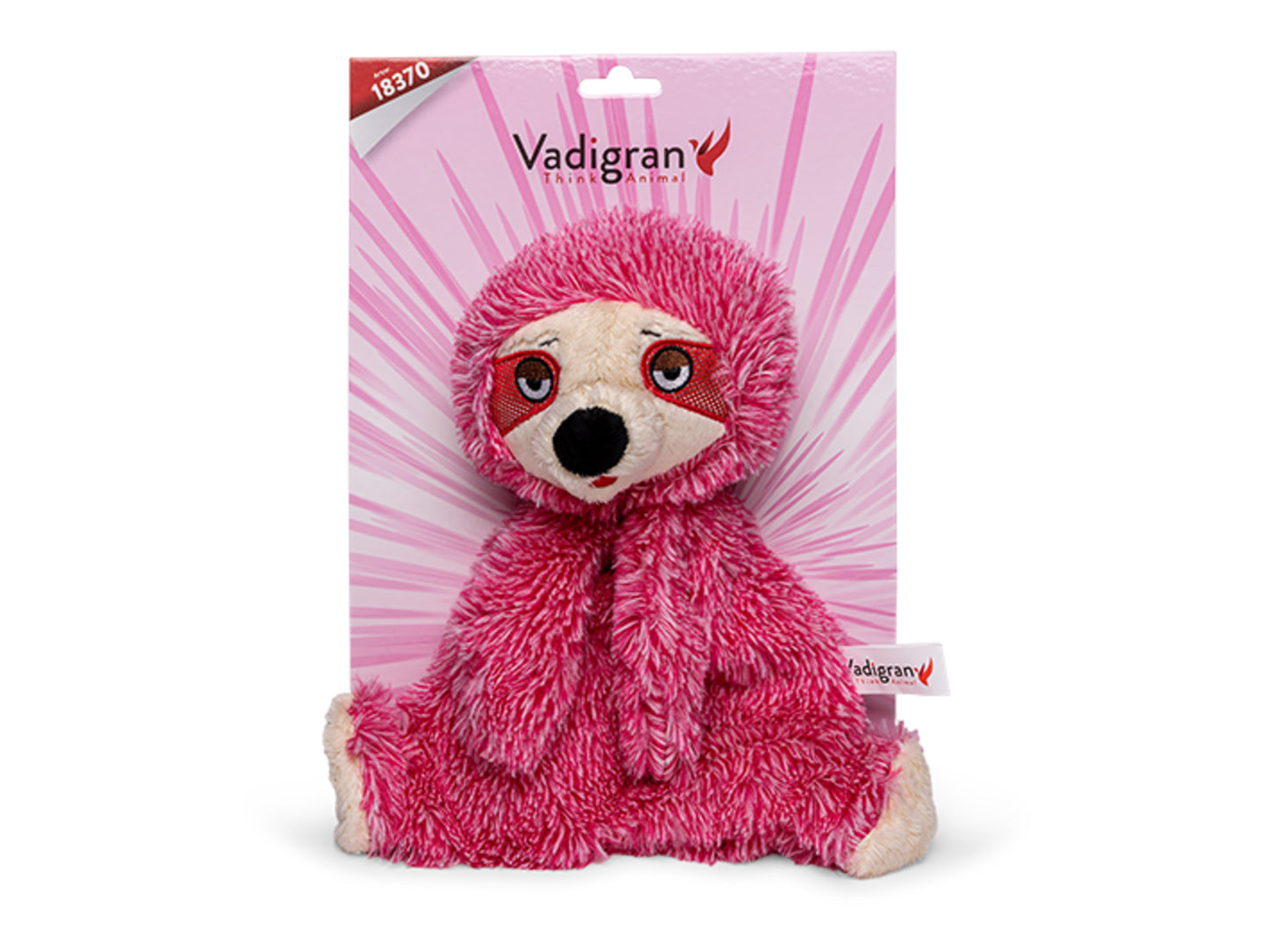 VADIGRAN – Jouet chien peluche Crinkie paresseux 26cm