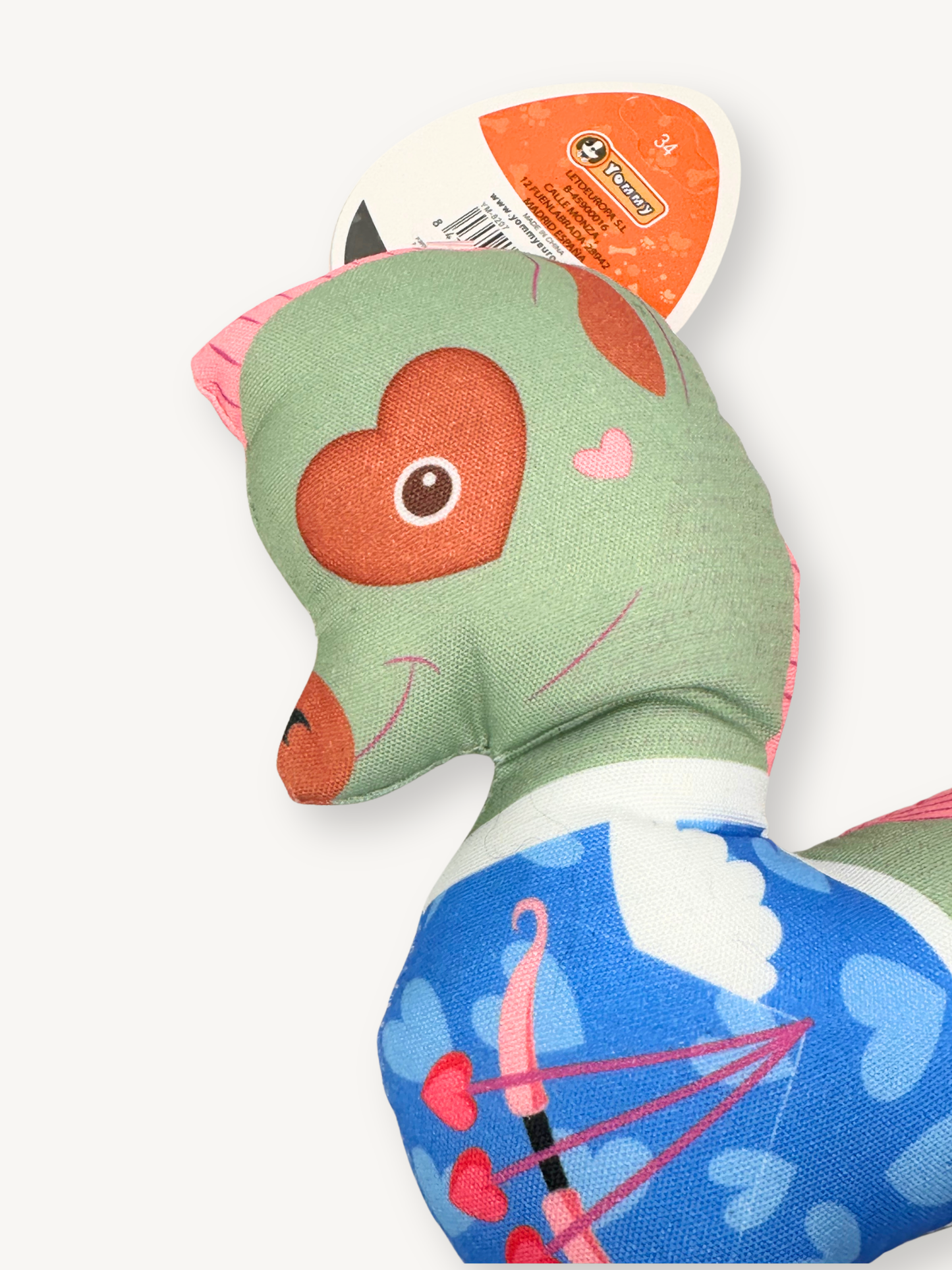 Doudou pour chien avec pouet-pouet – Petit faon Cupidon