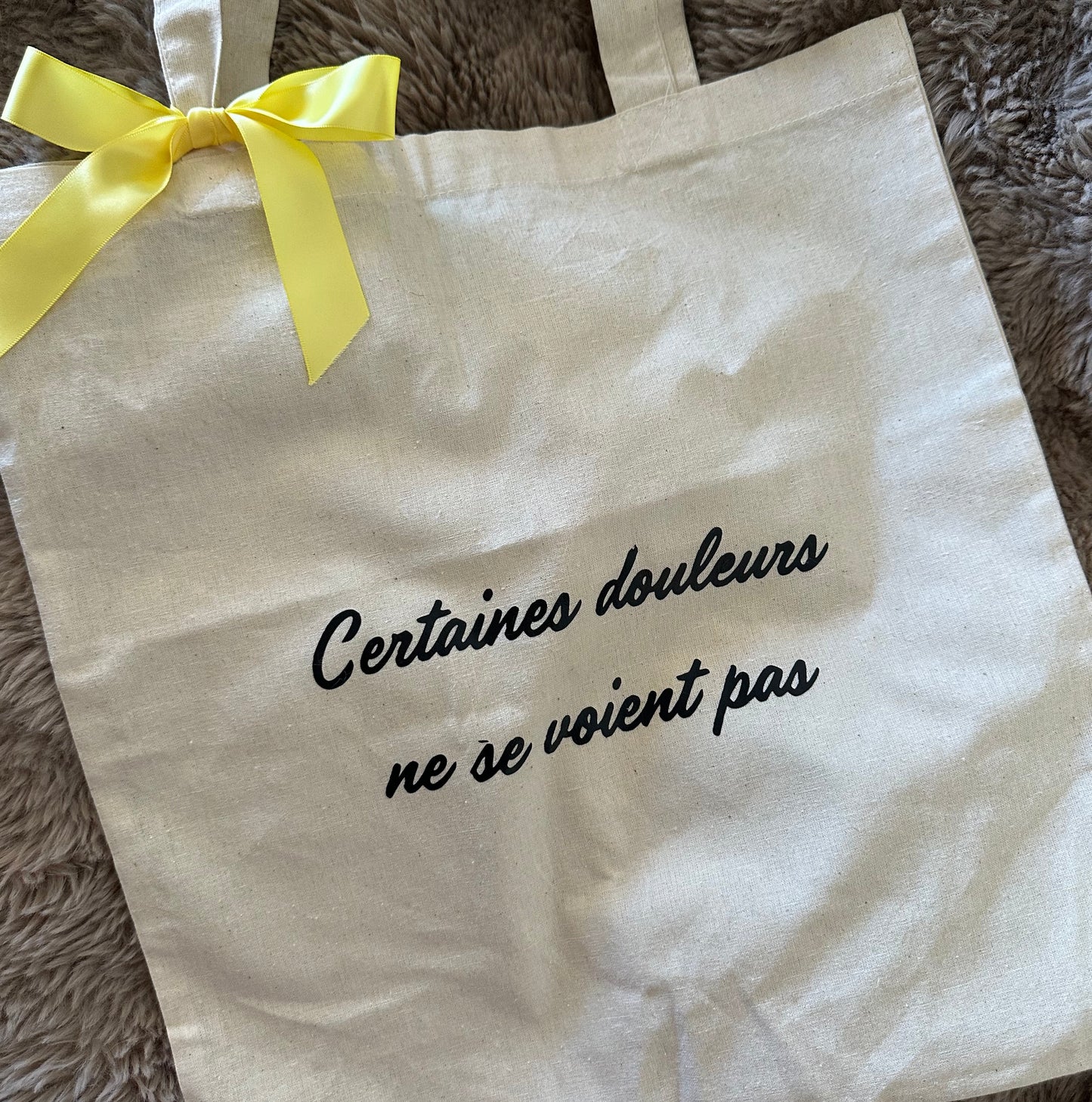 👜 Tote bag – « Certaines douleurs ne se voient pas » - Endométriose