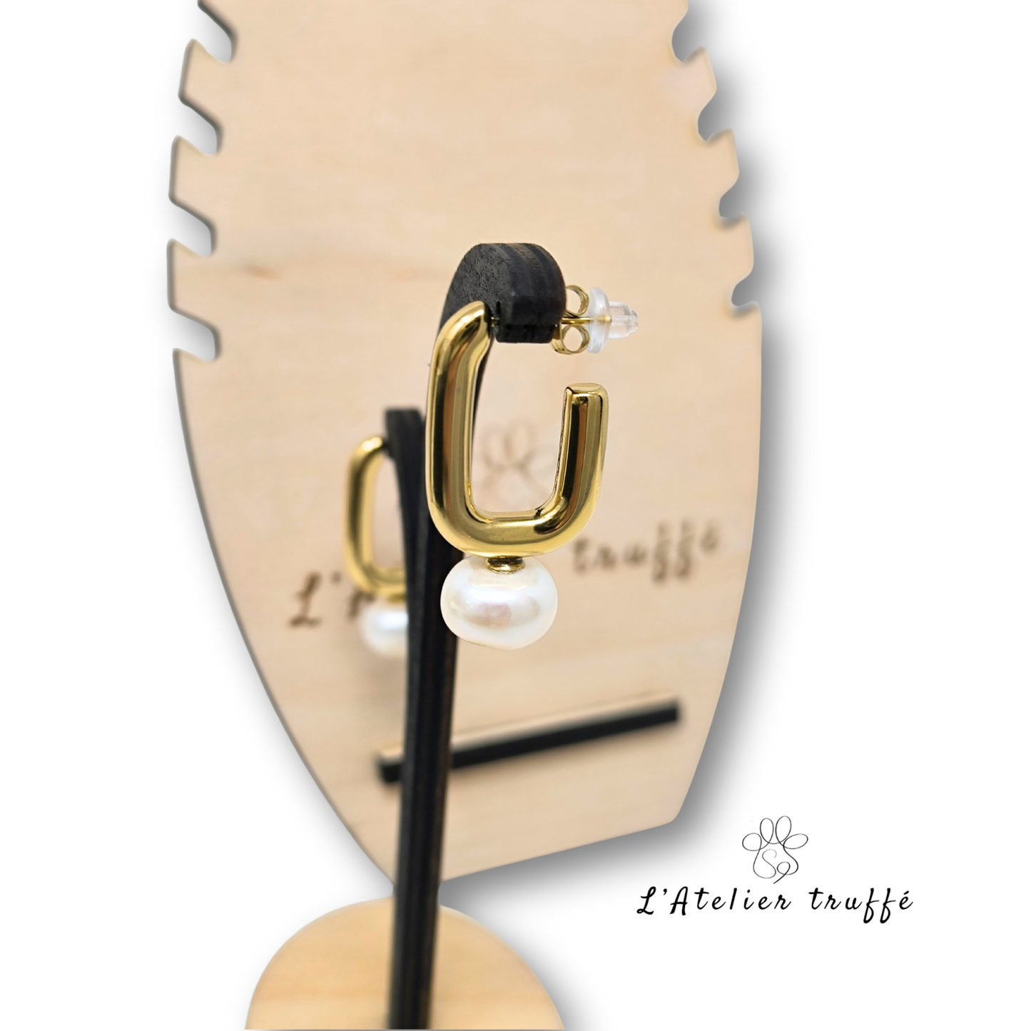 Boucles d’oreilles "Elise Dorée" - Bohm Paris