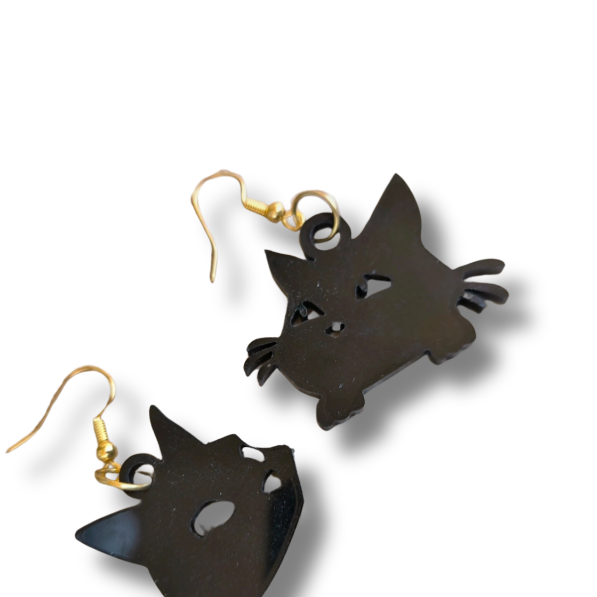 Boucles d’oreilles Chats noirs – Acrylique | Édition limitée