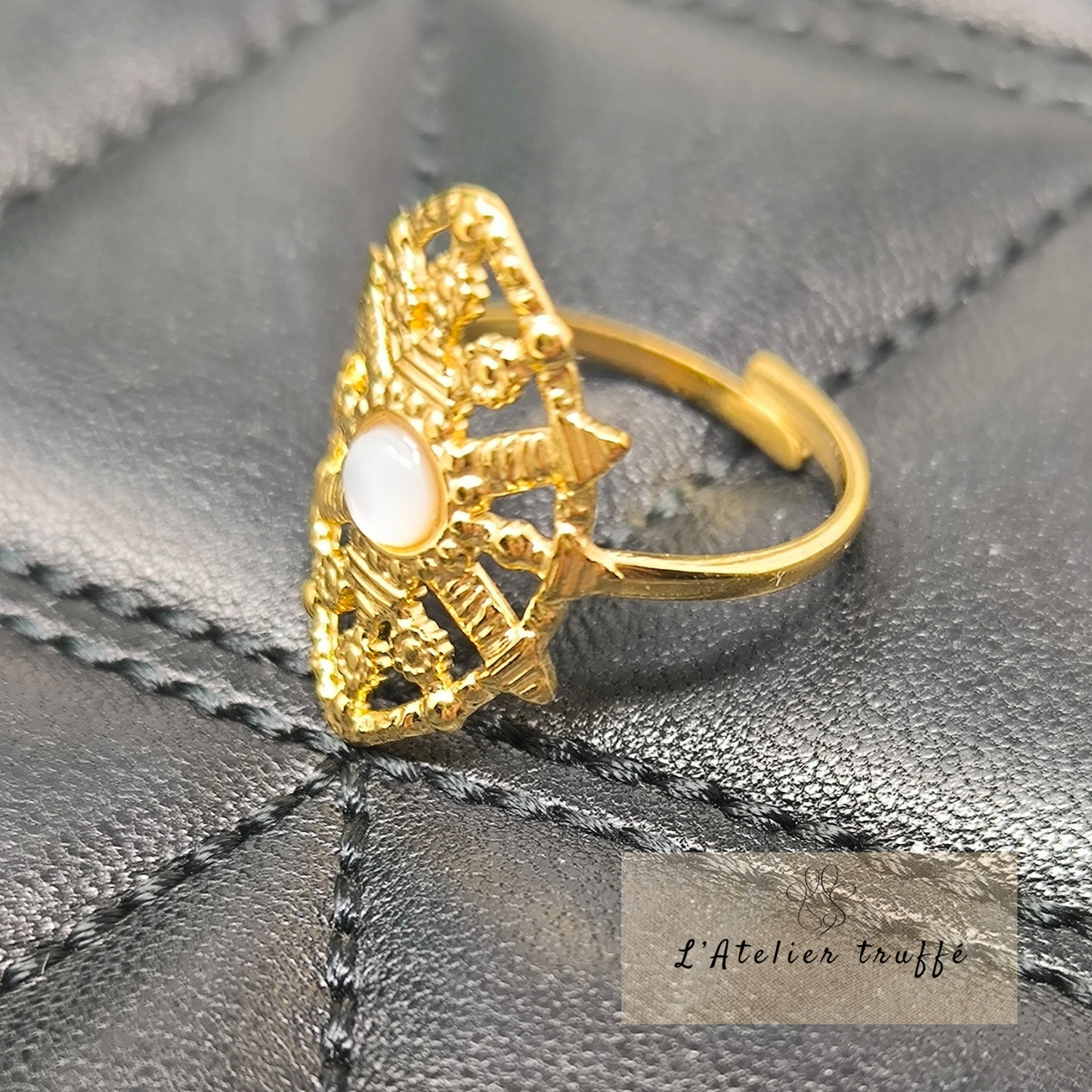 Bague Élégia Blanche – Bohm Paris