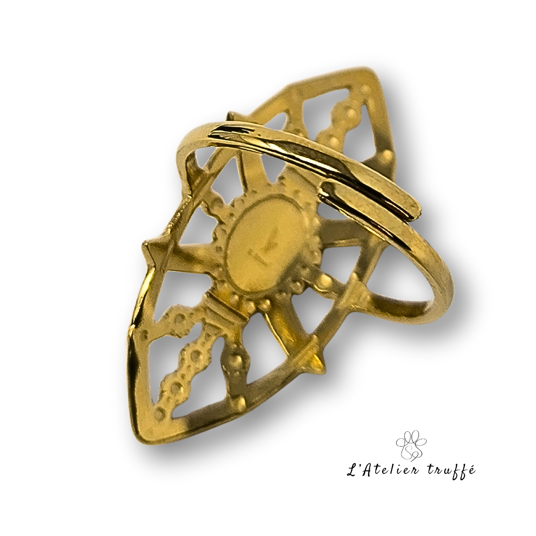 Bague “Élégia Verte” – Bohm Paris