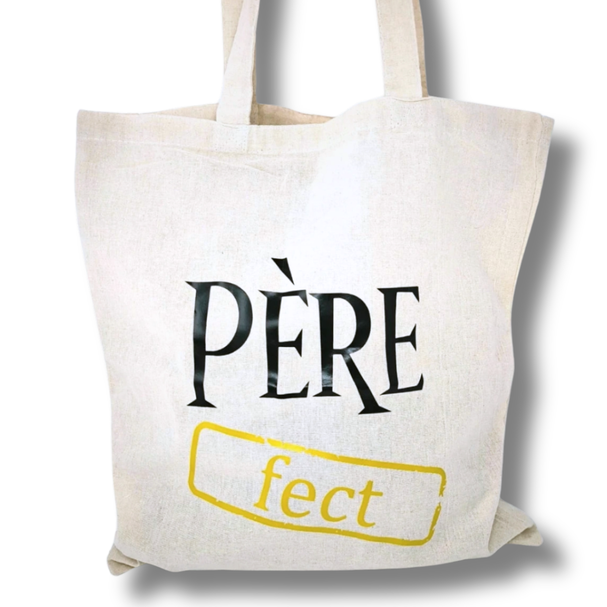 Tote bag Père-fect jaune – Édition limitée