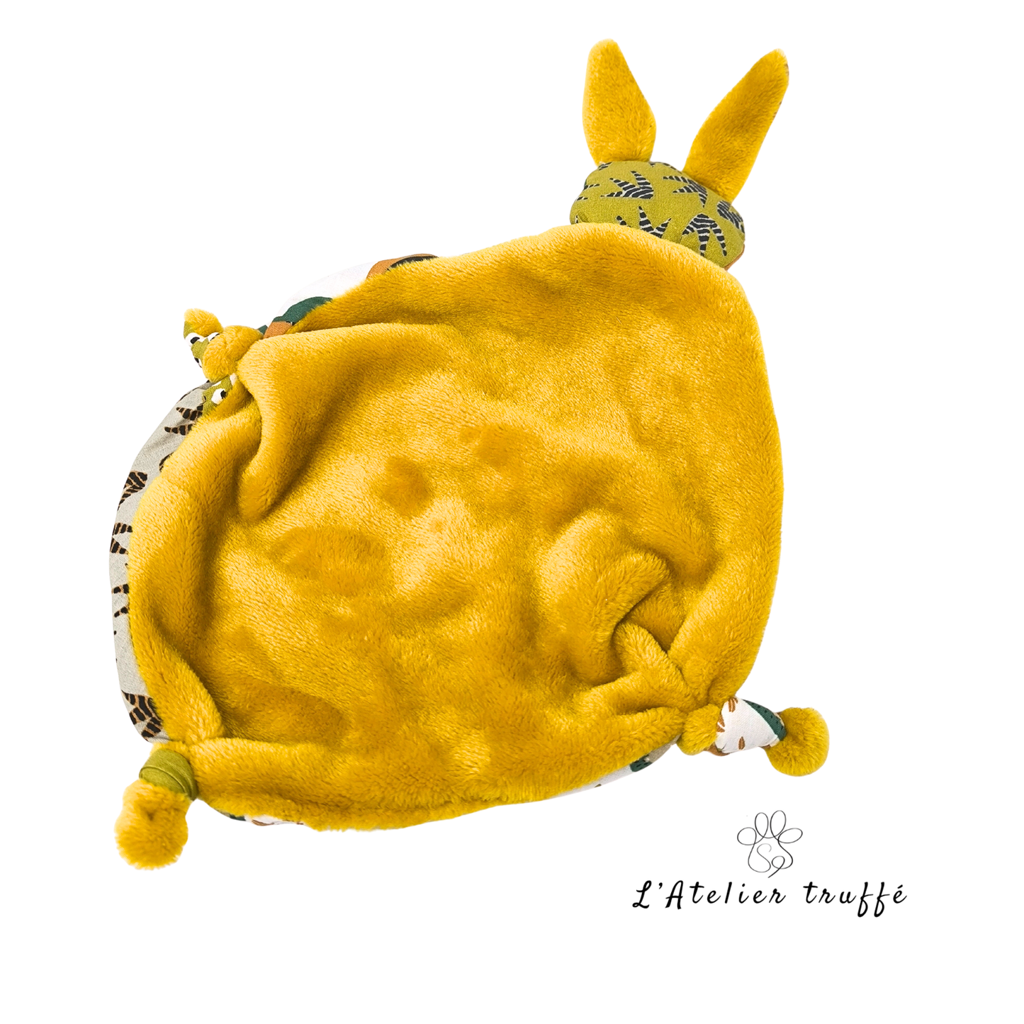 🐯 Doudou “Petit Sauvage” – Création artisanale unique