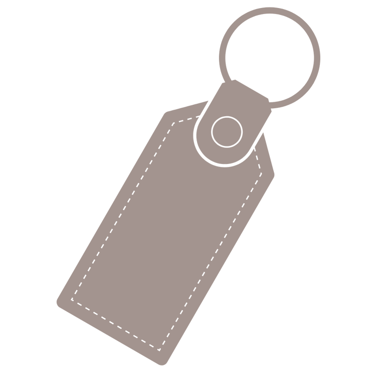 Porte-clés personnalisés gravés bois ou acier inoxydable.