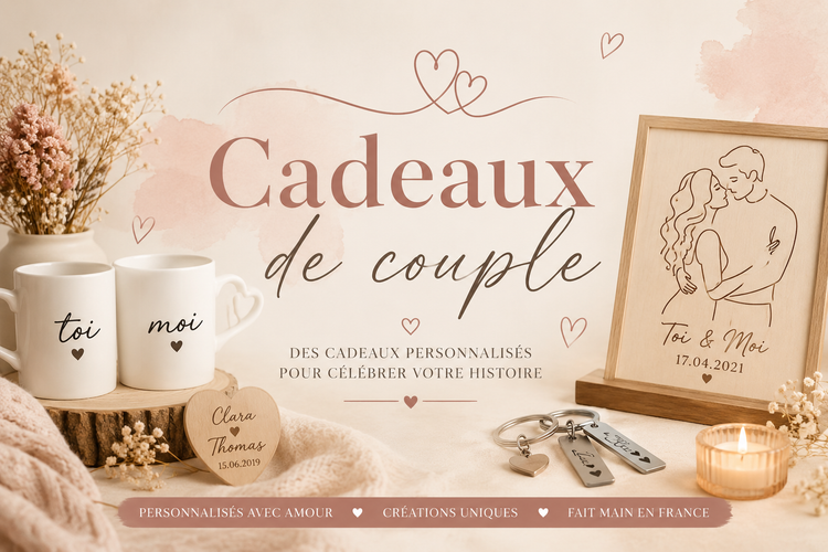 ❤️ Cadeaux personnalisés pour couple