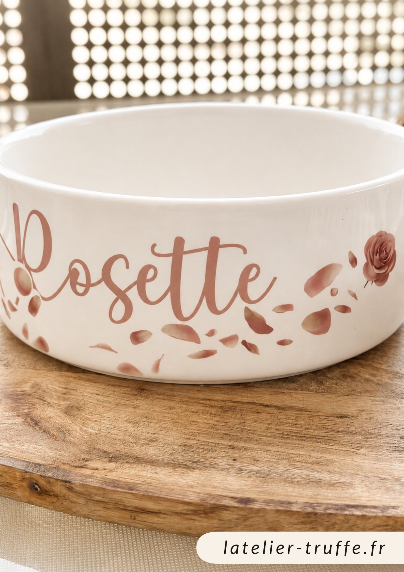 🌸 Gamelle fleur personnalisée 🌸