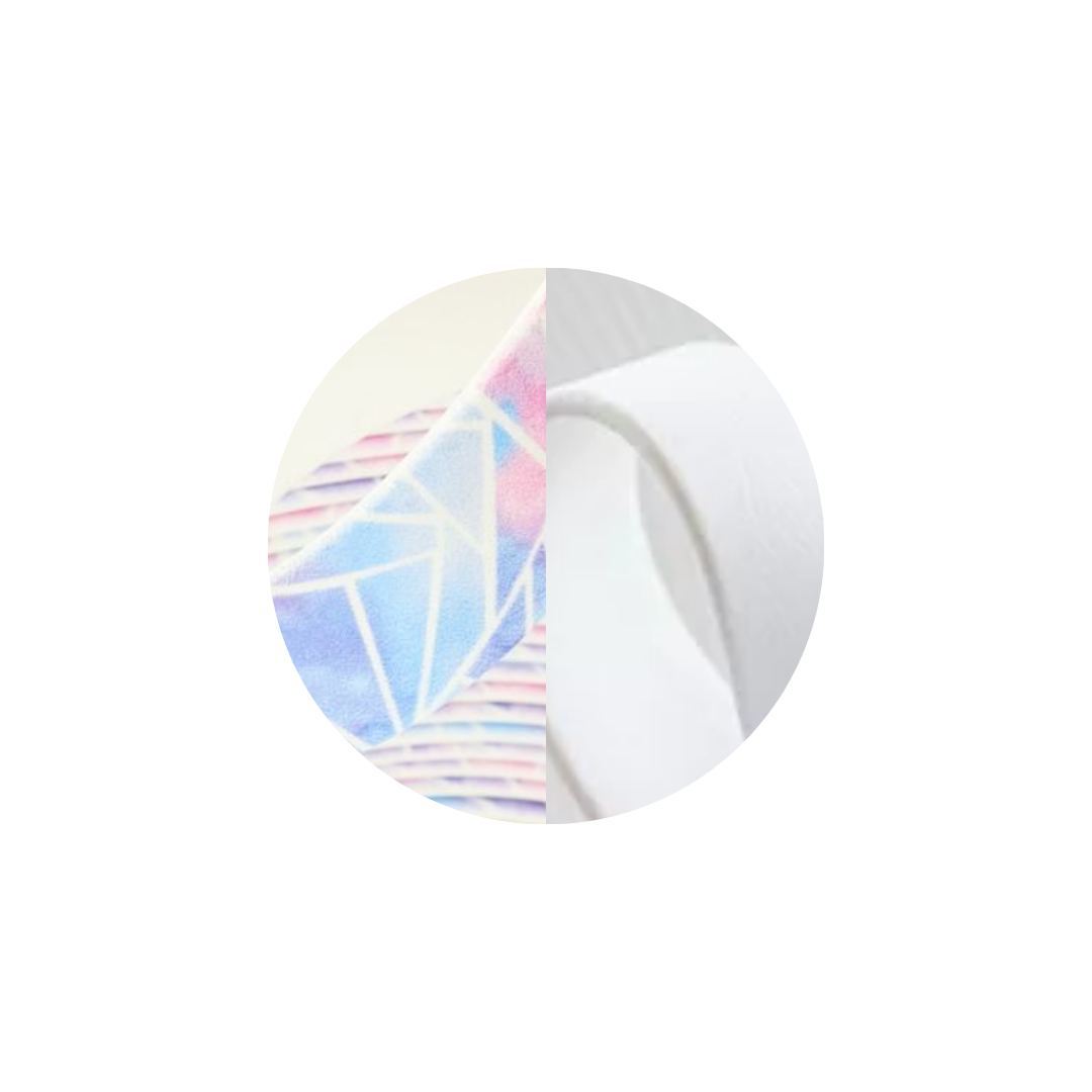 Collier « Mosaïque » en Biothane – Motif artistique, couleur au choix