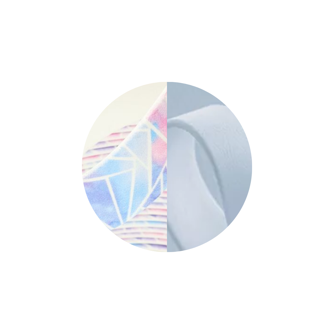 Collier « Mosaïque » en Biothane – Motif artistique, couleur au choix