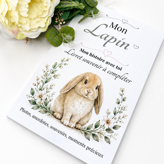 Mon Lapin – Livret souvenir à compléter 🐰