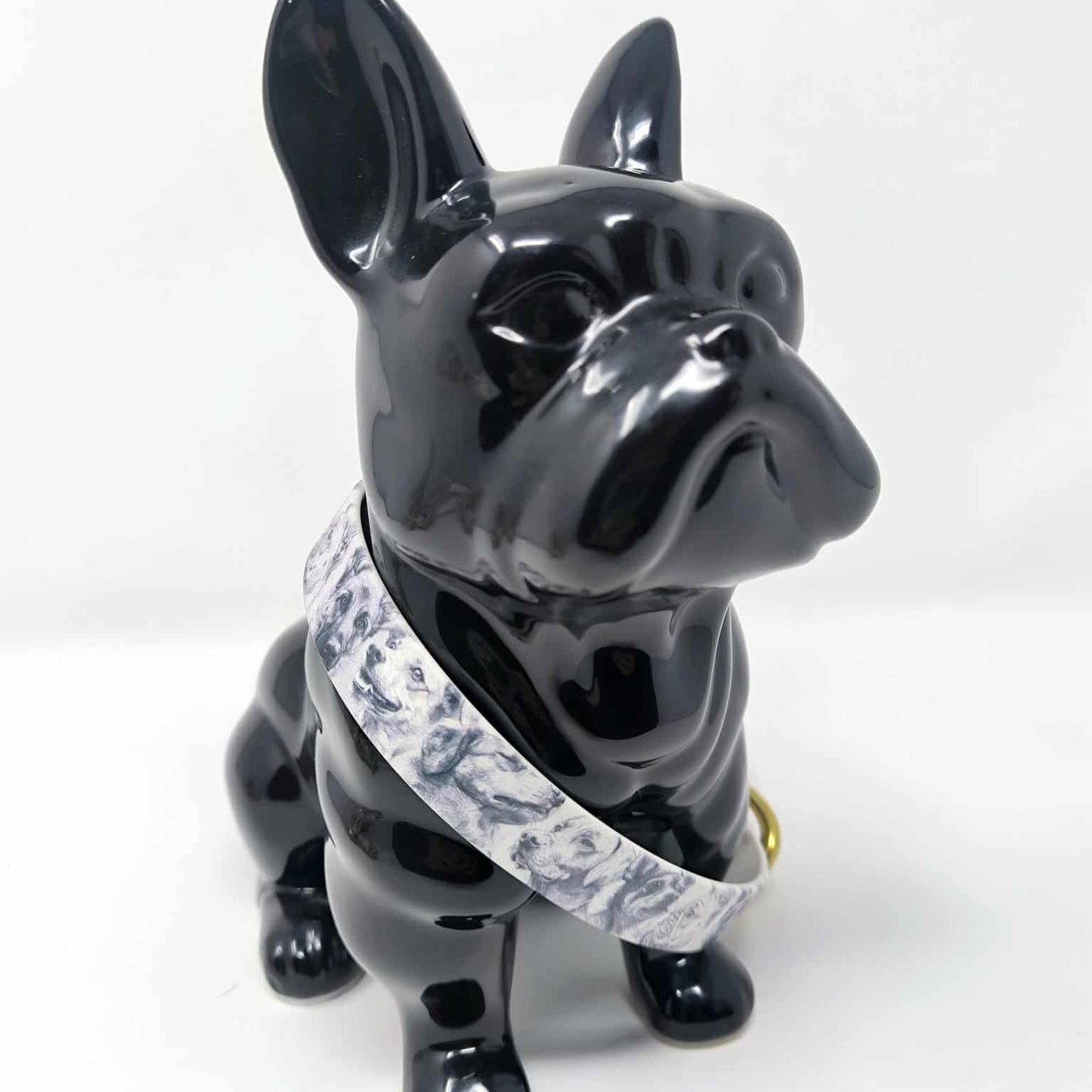 Collier “Sketch Dogs” en Biothane – Motif chiens, couleur au choix