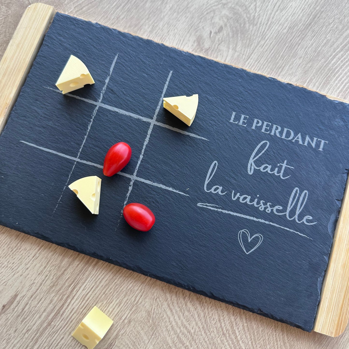 Planche apéro morpion personnalisable – Gage au choix ⭐