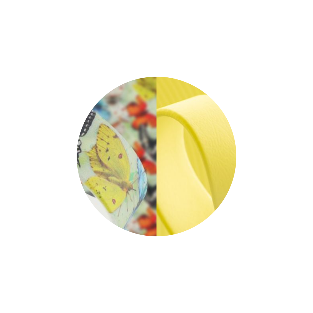 Collier « Papillon » en Biothane – Motif coloré, couleur au choix