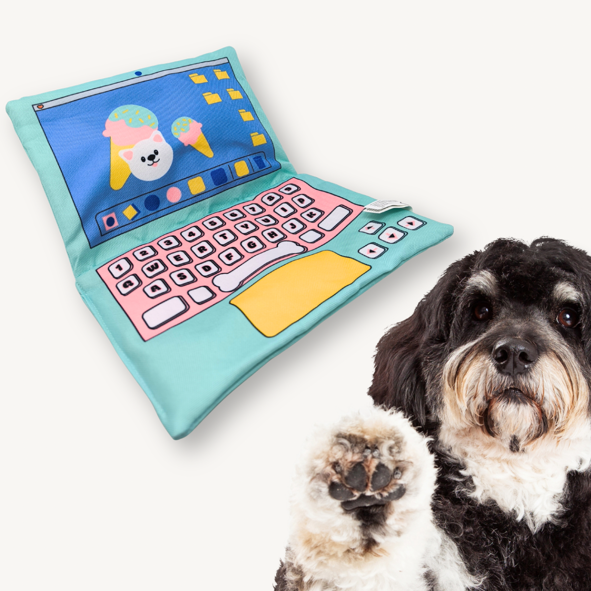 💻 Ordinateur rigolo avec bruit de froissage 🐾