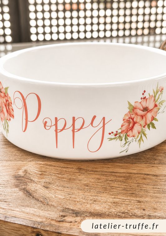 🌸 Gamelle fleur personnalisée 🌸