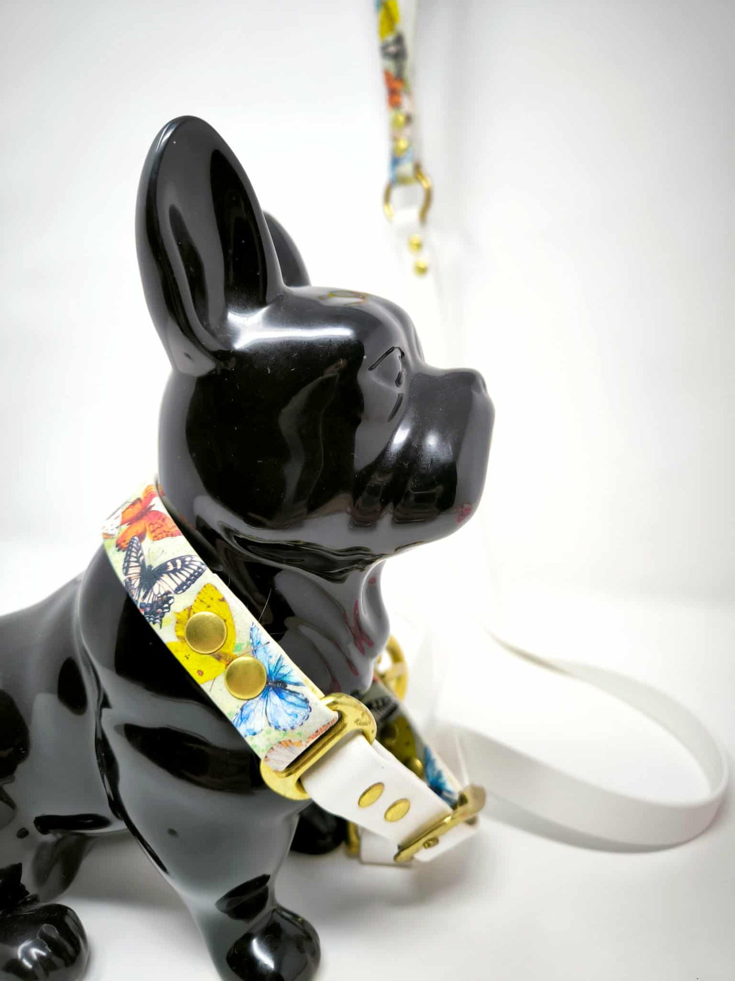 Collier « Papillon » en Biothane – Motif coloré, couleur au choix