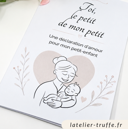 Petit livre « Toi, le petit de mon petit » – Déclaration d’amour d’une mamie à mon petit-enfant.