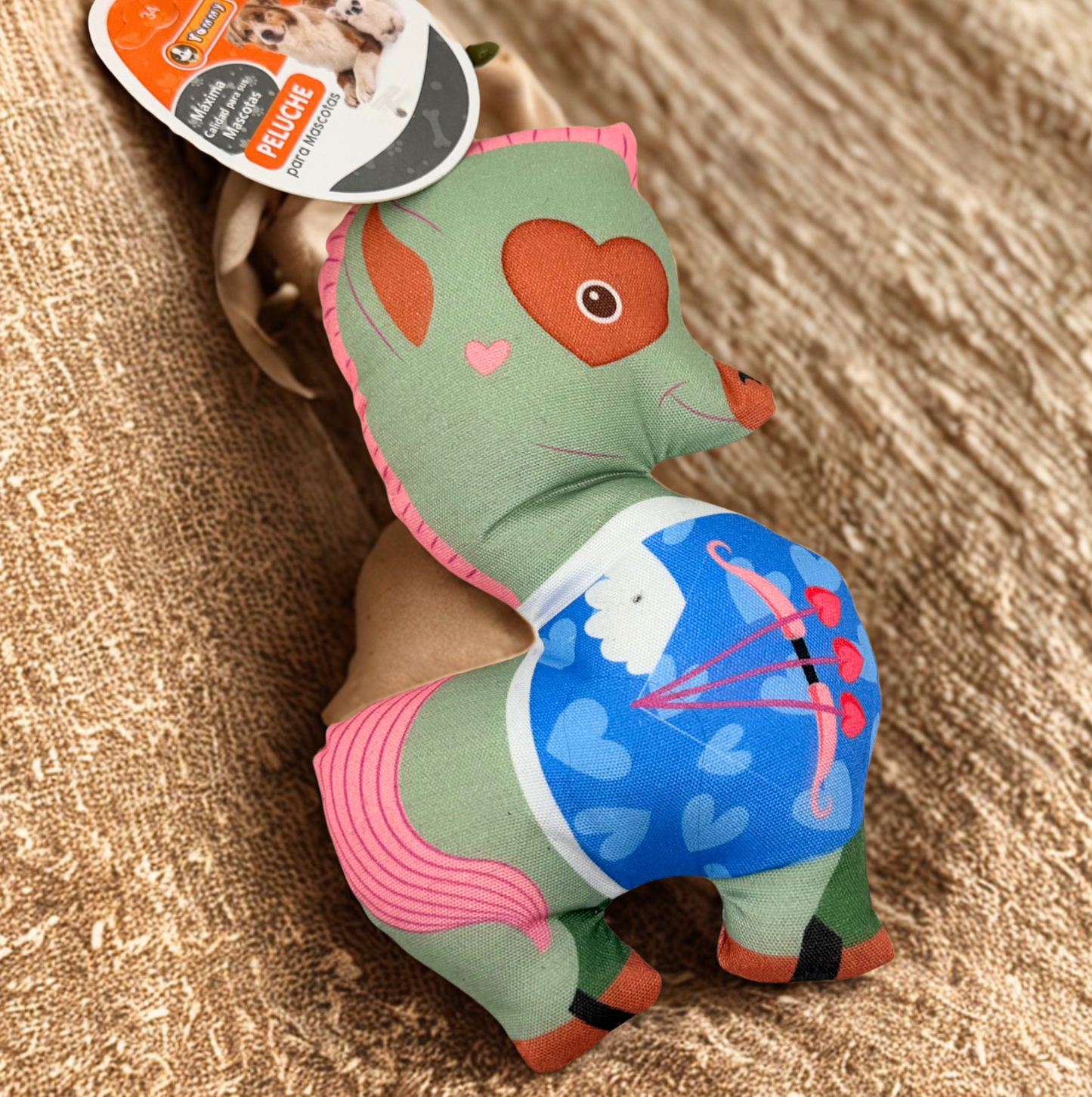 Doudou pour chien avec pouet-pouet – Petit faon Cupidon