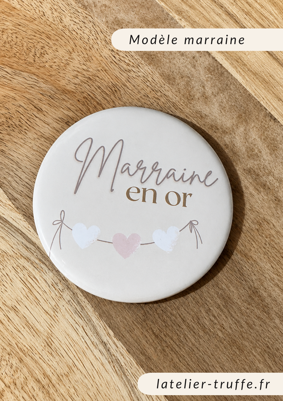 Coffret beauté personnalisé – Brosse gravée, miroir & chouchous