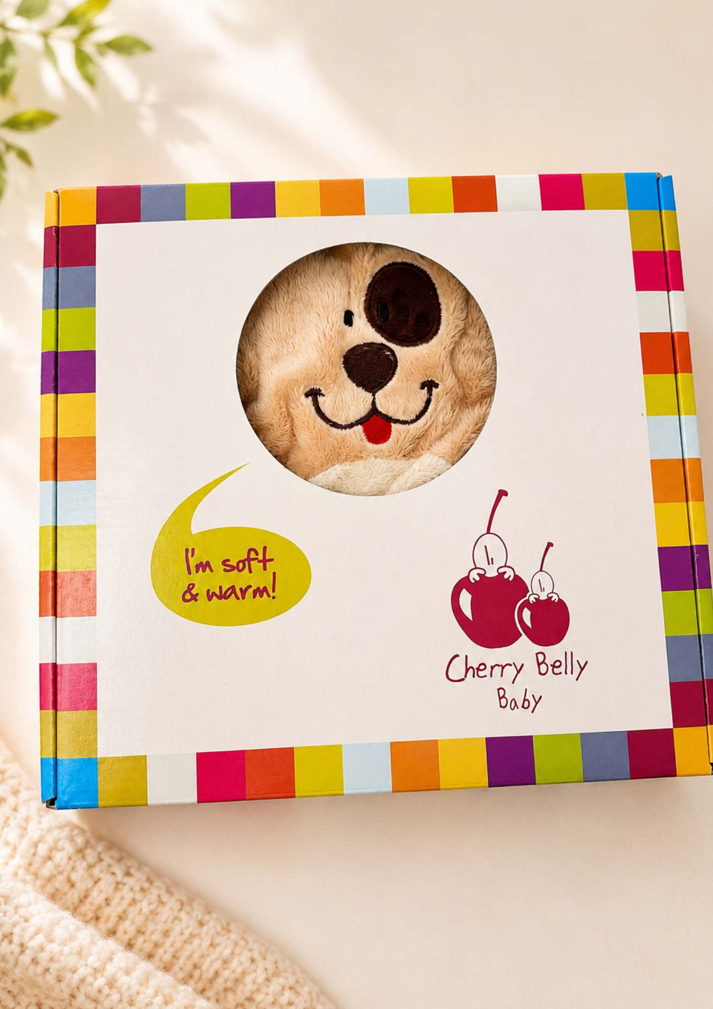 Bouillotte peluche chauffante chien 🐶 – Coussin amovible (Copie)