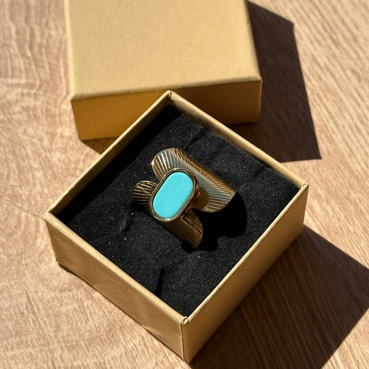 Bague “Azur Doré” – Bohm Paris