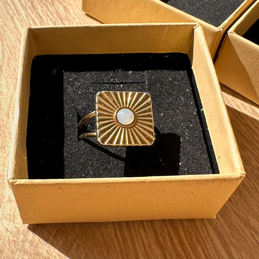 Bague “Rayon d’Aube” – Bohm Paris - pierre naturelle