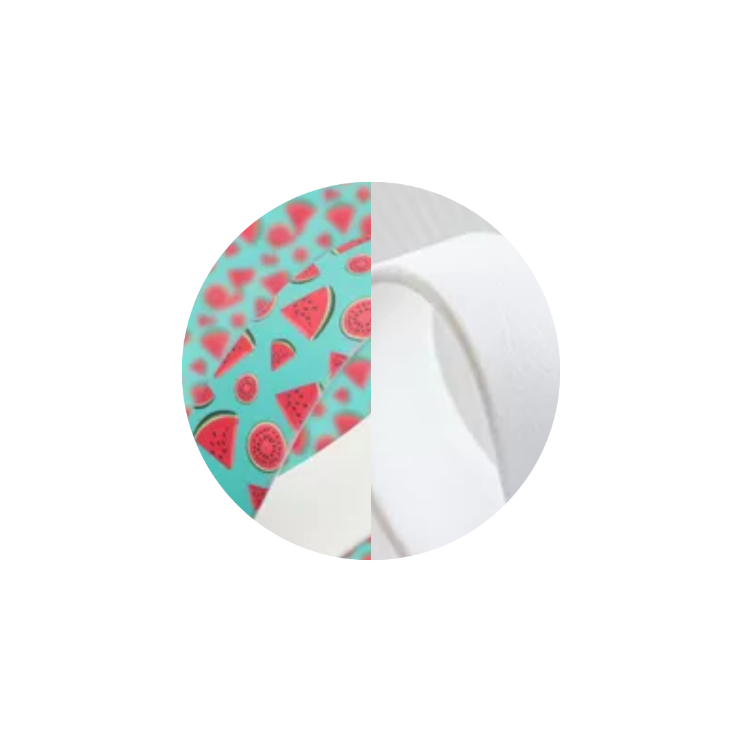 Collier « Pastèque » en Biothane – Motif fruité, couleur au choix