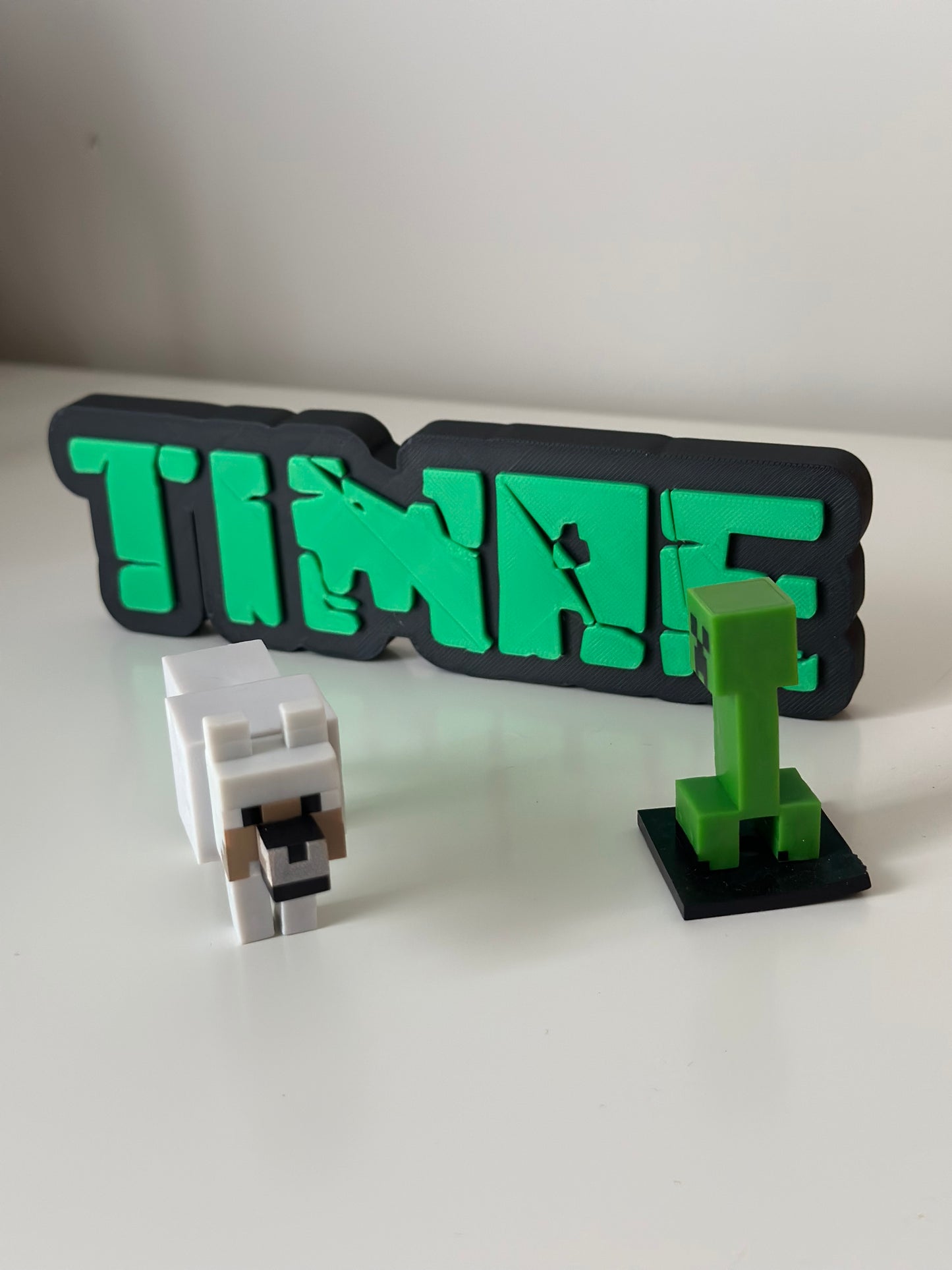 🎮 Prénom décoratif gaming personnalisé – Impression 3D style pixel