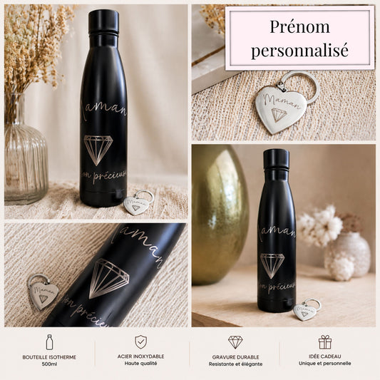 Gourde isotherme “Maman Version Précieuse” 💎