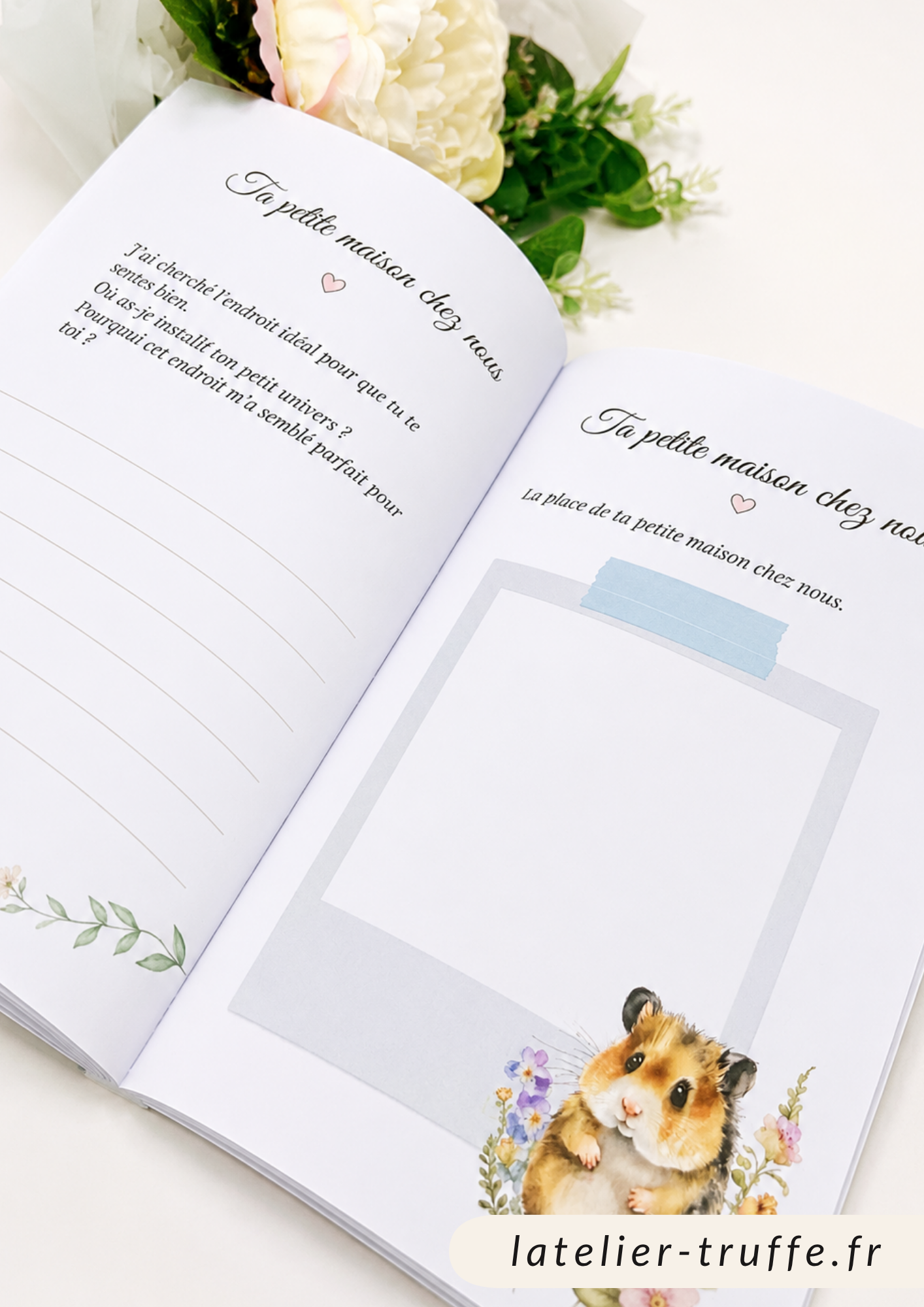 Mon Hamster – Livret souvenir à compléter 🐹