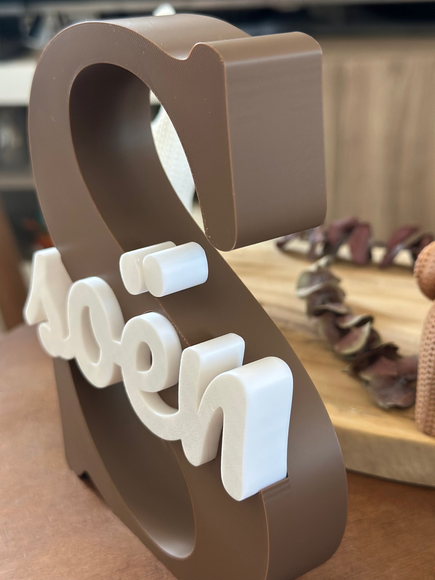 Lettre 3D personnalisée avec prénom – Décoration chambre enfant & bébé