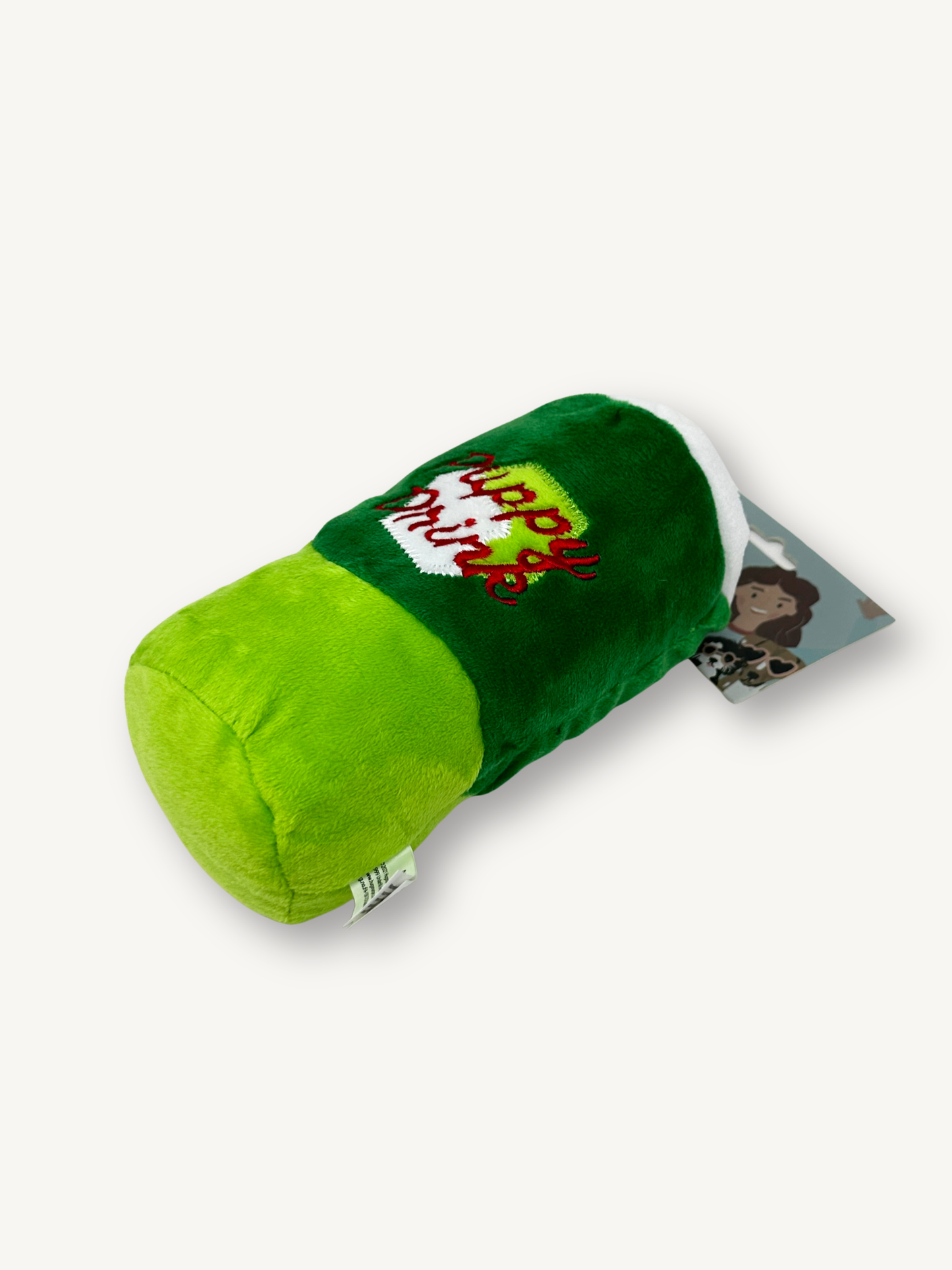 🥤 Jouet fun pour chien – Doudou canette coloris au choix 🐾