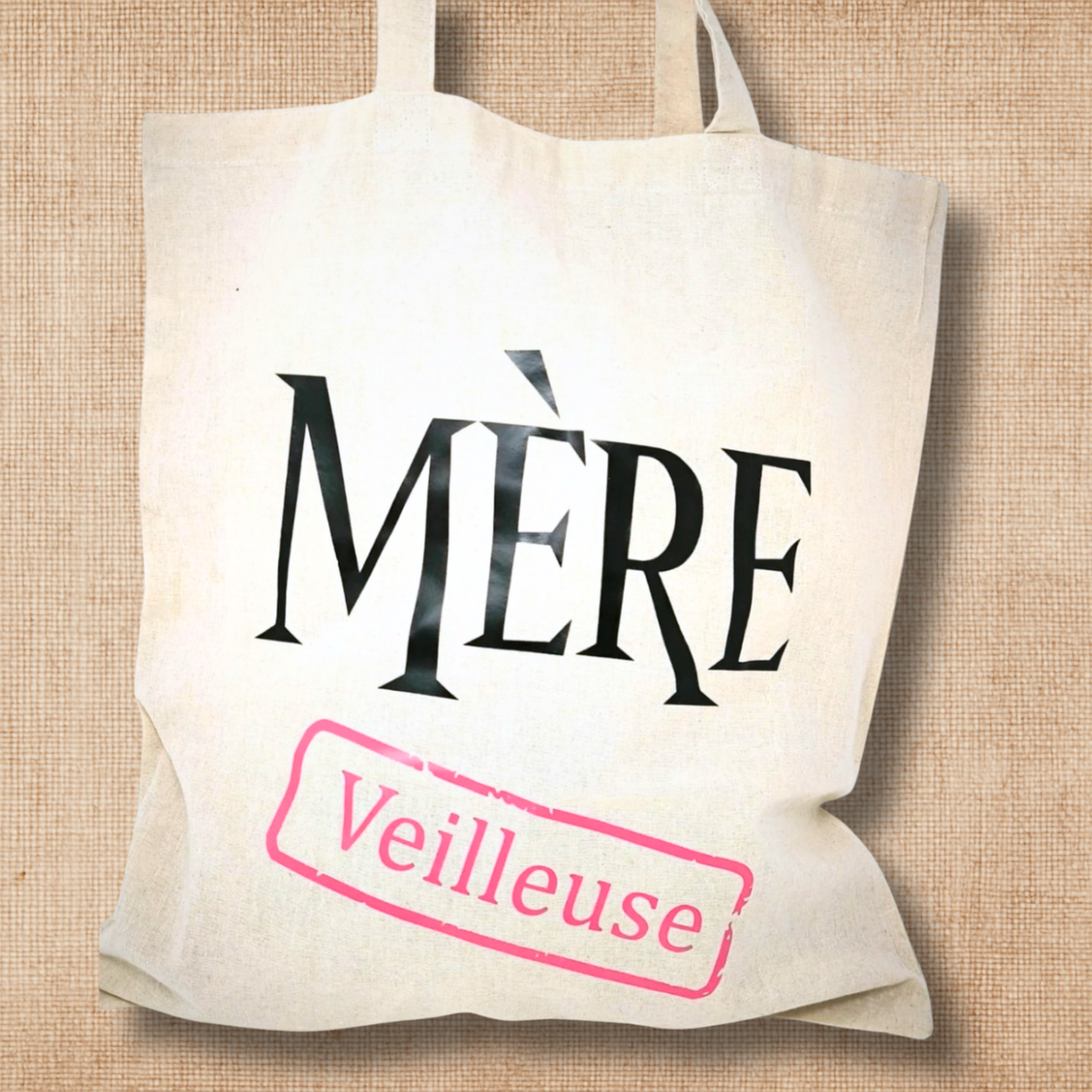 Tote bag "Mère Veilleuse rose" – Édition limitée