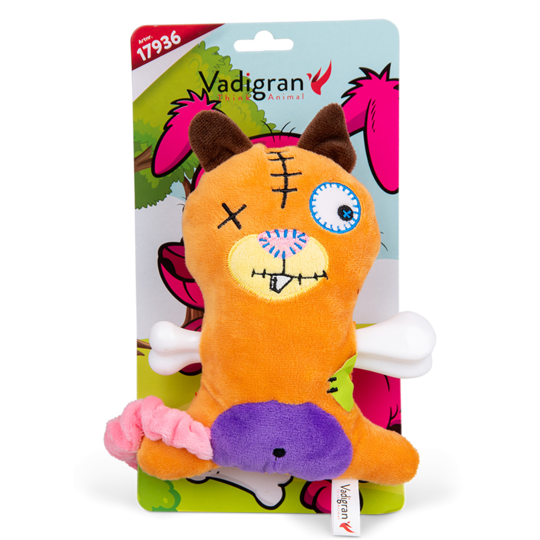 VADIGRAN - Peluche Scary écureuil avec os