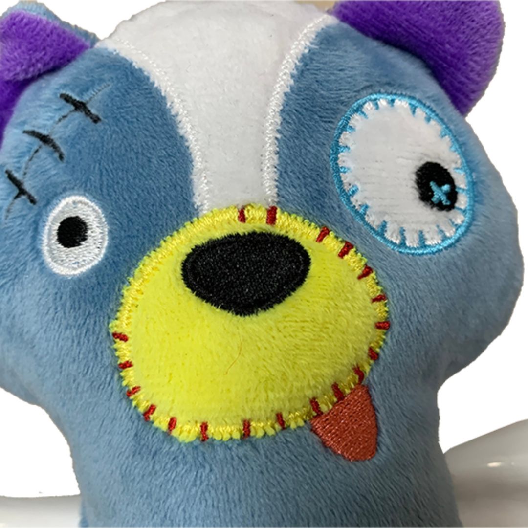 VADIGRAN - Jouet chien Scary putois avec os