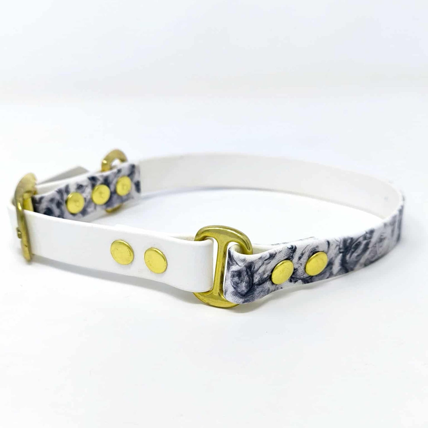 Collier “Sketch Dogs” en Biothane – Motif chiens, couleur au choix