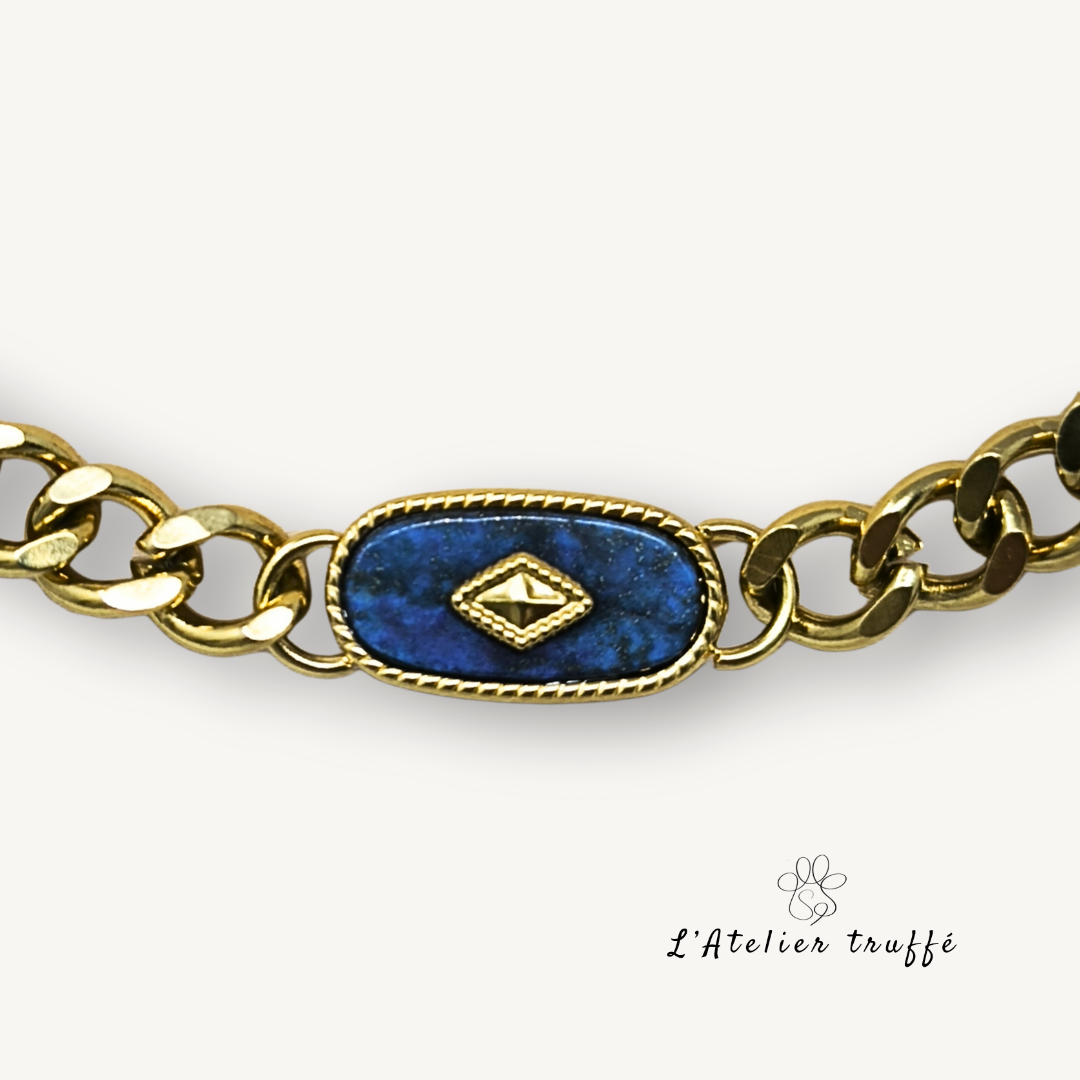 Collier "Bleu Solaire" - Bohm Paris