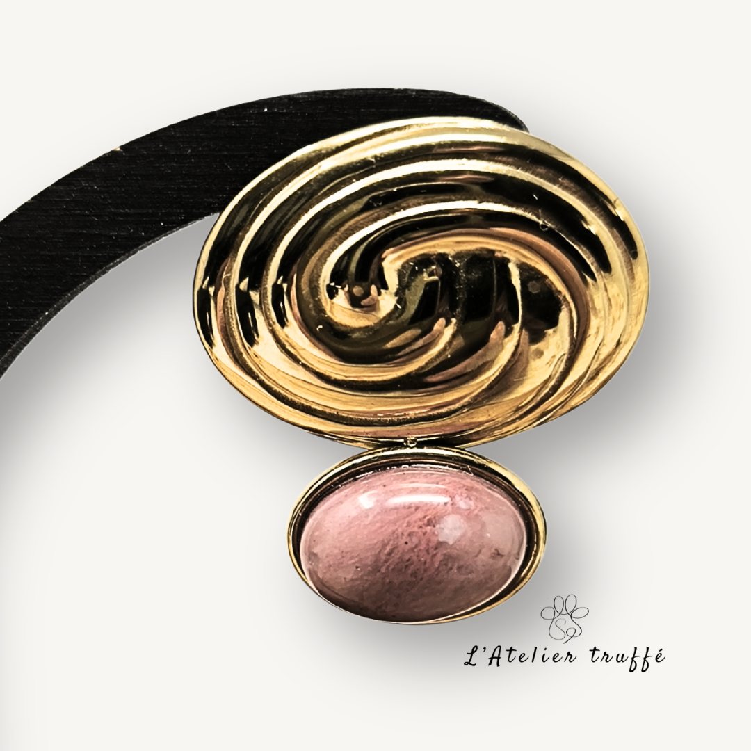 Boucles d’oreilles "Élégance" - Bohm Paris - pierre naturelle