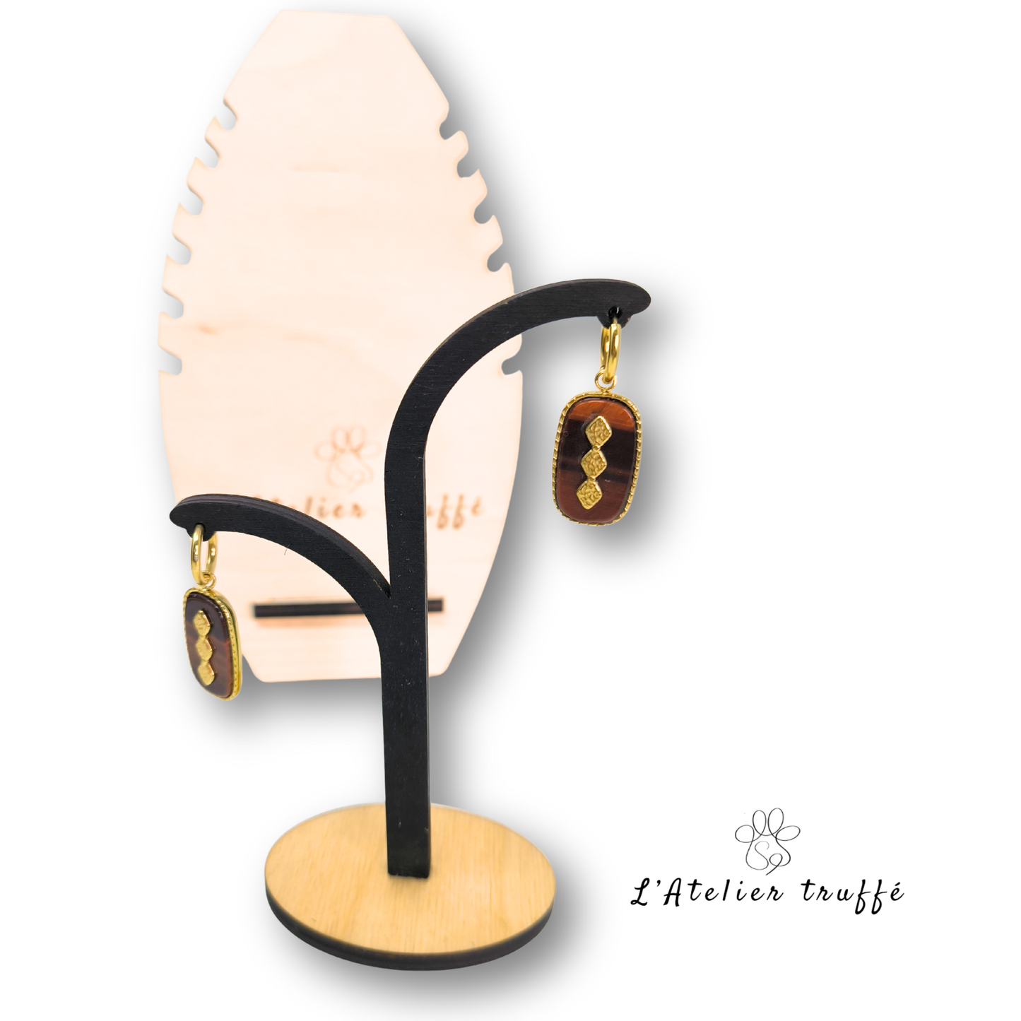 Boucles d’oreilles "Soléa Dorée" - Bohm Paris