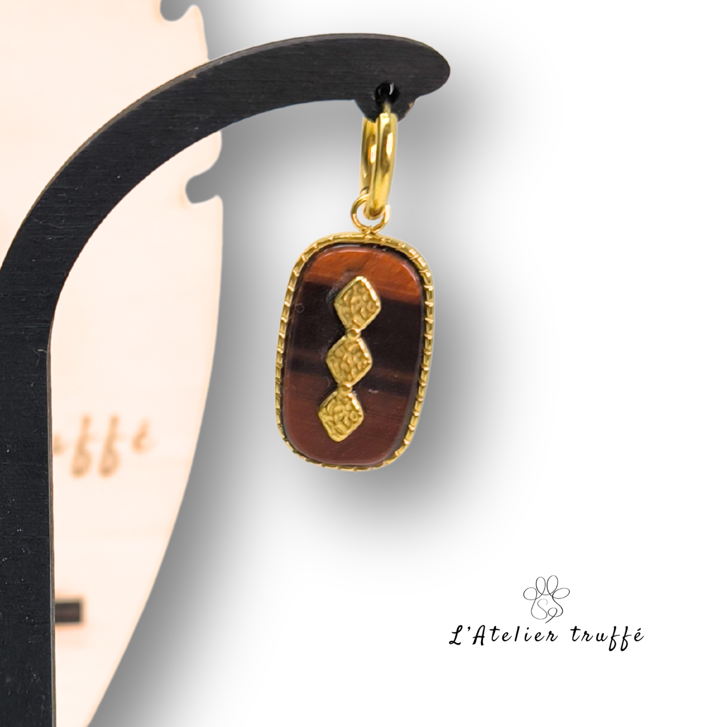 Boucles d’oreilles "Soléa Dorée" - Bohm Paris