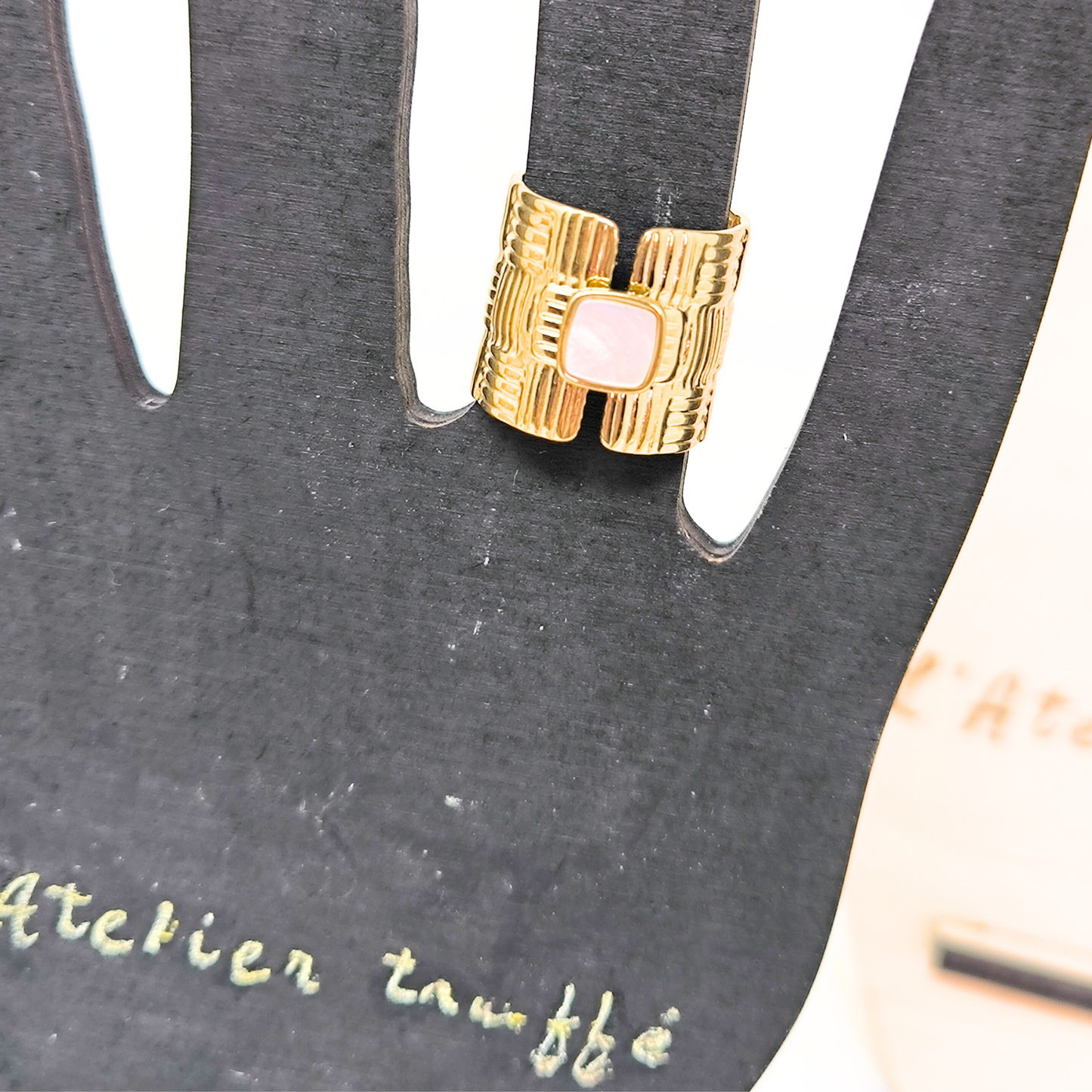 Bague “Capucine blanche” – Bohm Paris