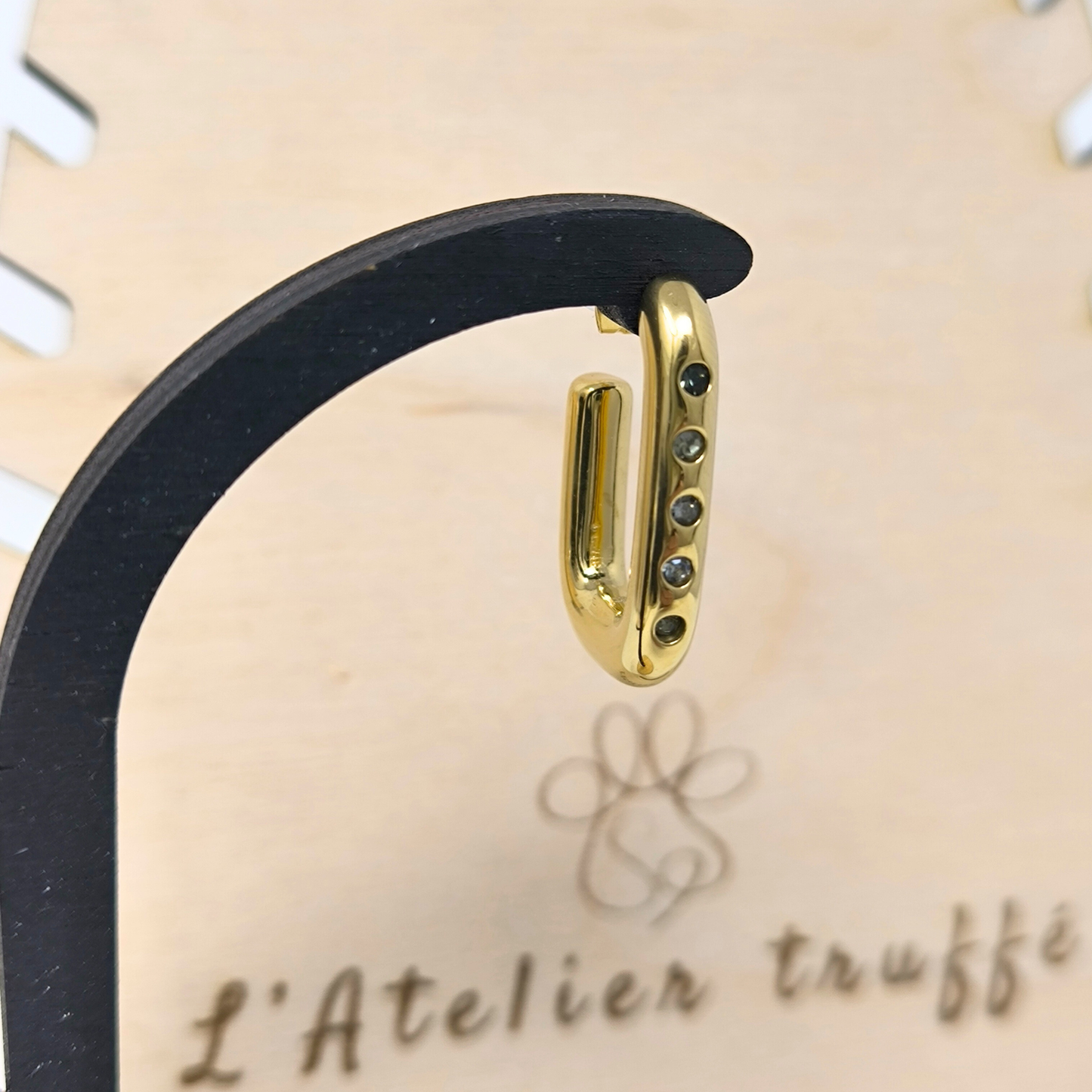 Boucles d’oreilles "Halo Doré" - Bohm Paris