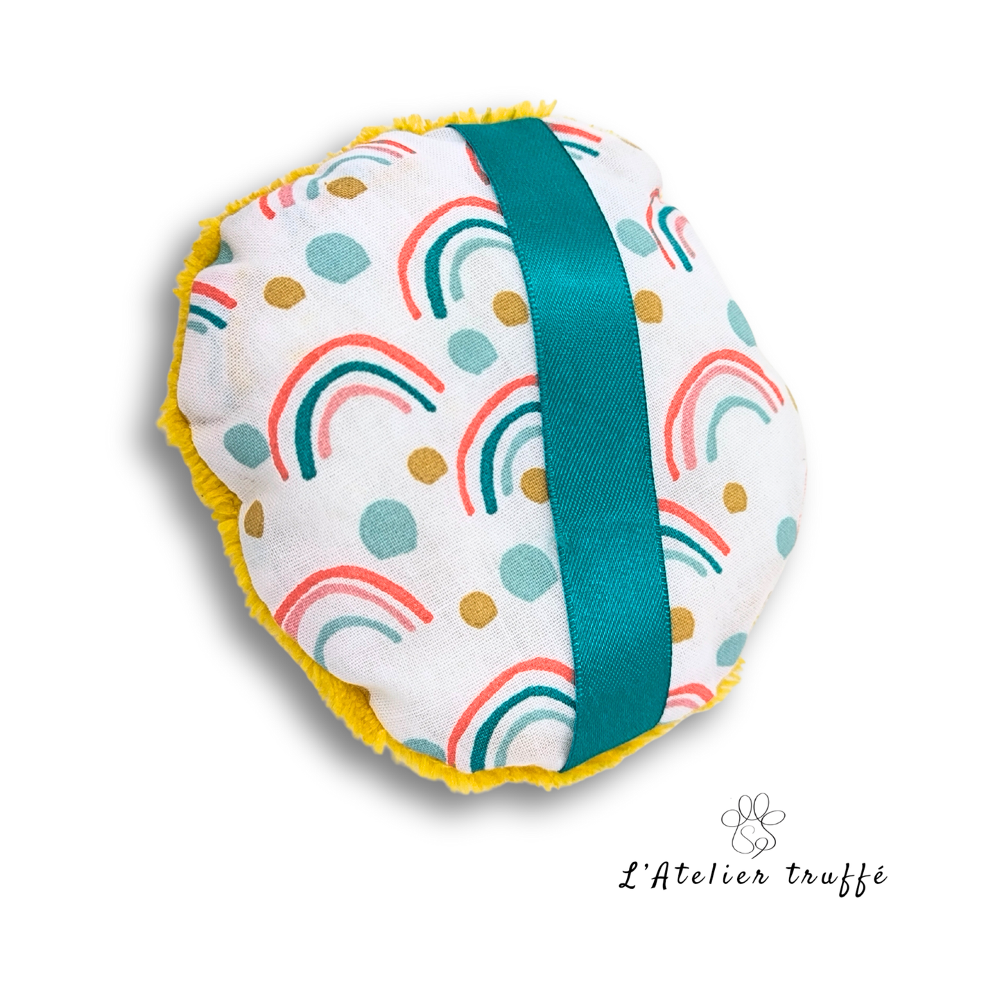 Ensemble “Arc-en-ciel” 6 lingettes + 1 éponge