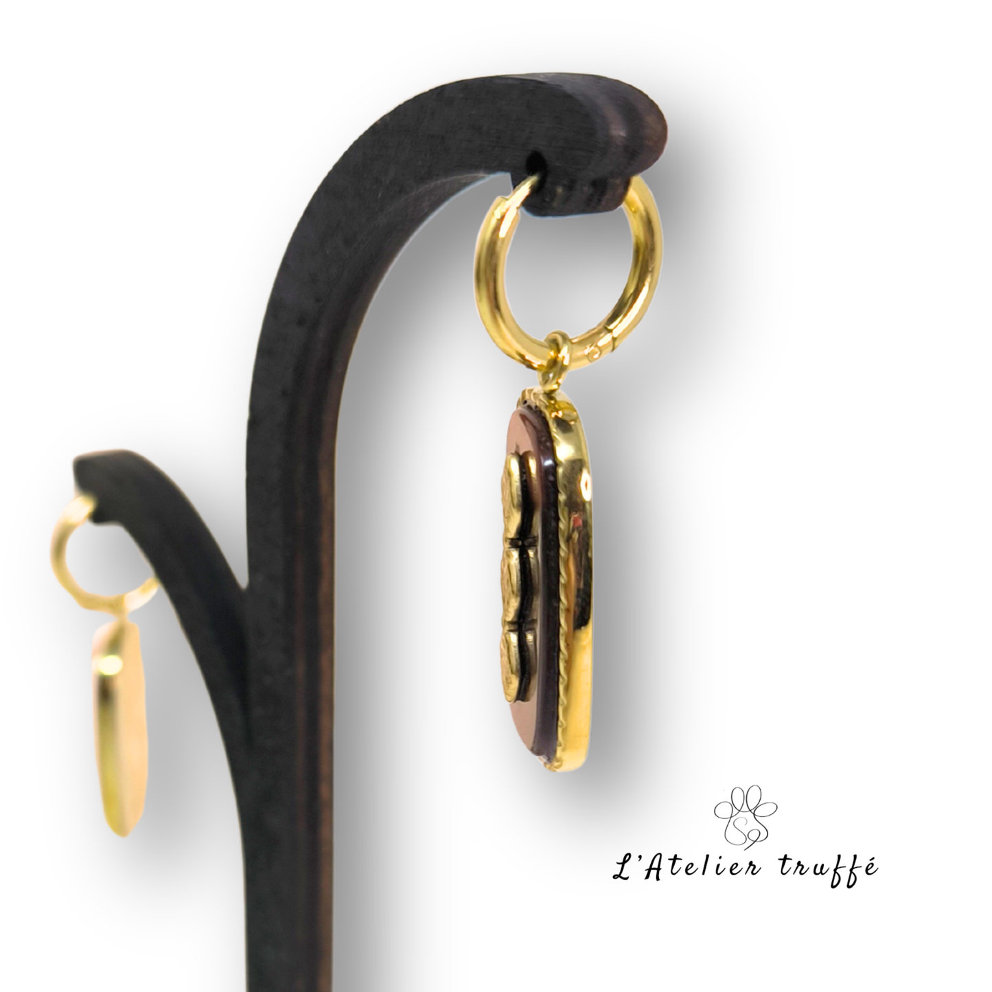 Boucles d’oreilles "Soléa Dorée" - Bohm Paris
