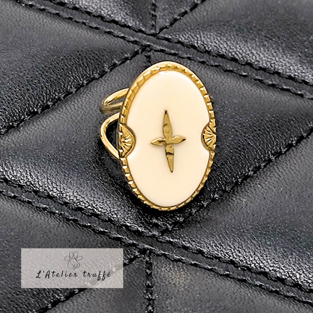 💫 Bague “Soléa Nacrée” – Bohm Paris