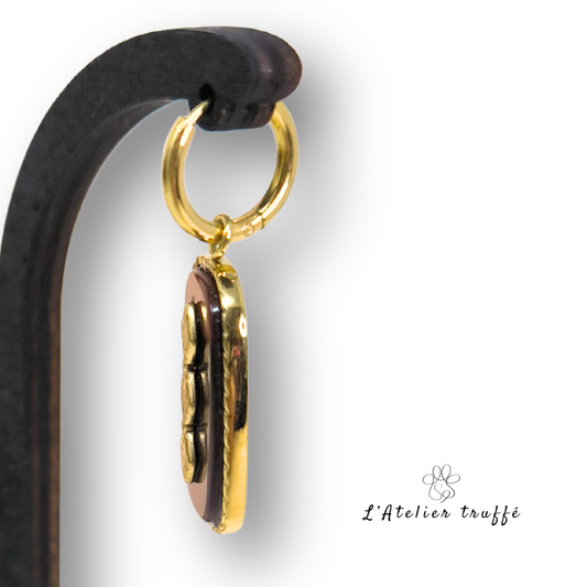 Boucles d’oreilles "Soléa Dorée" - Bohm Paris