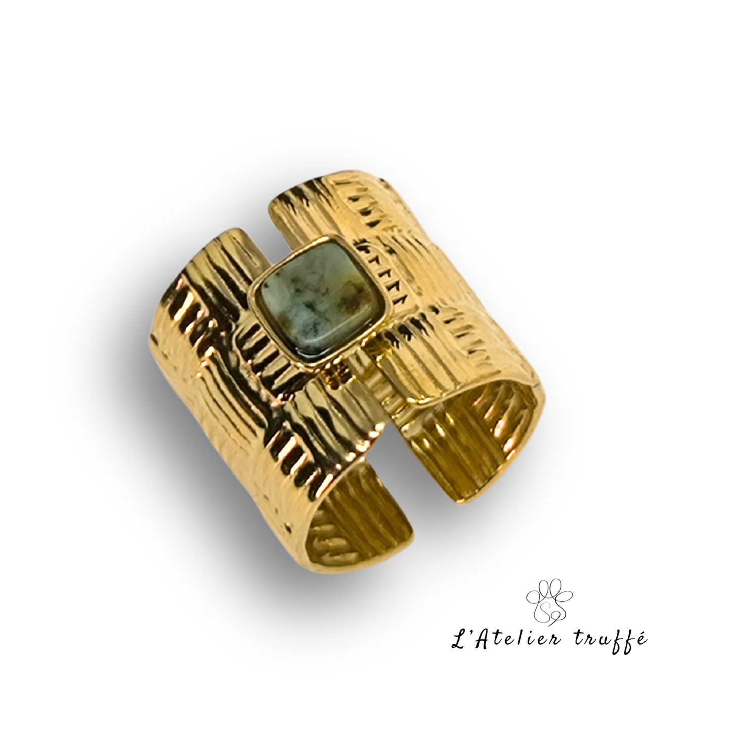 Bague “Capucine verte” – Bohm Paris