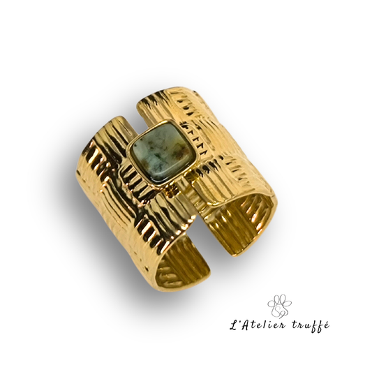 Bague “Capucine verte” – Bohm Paris