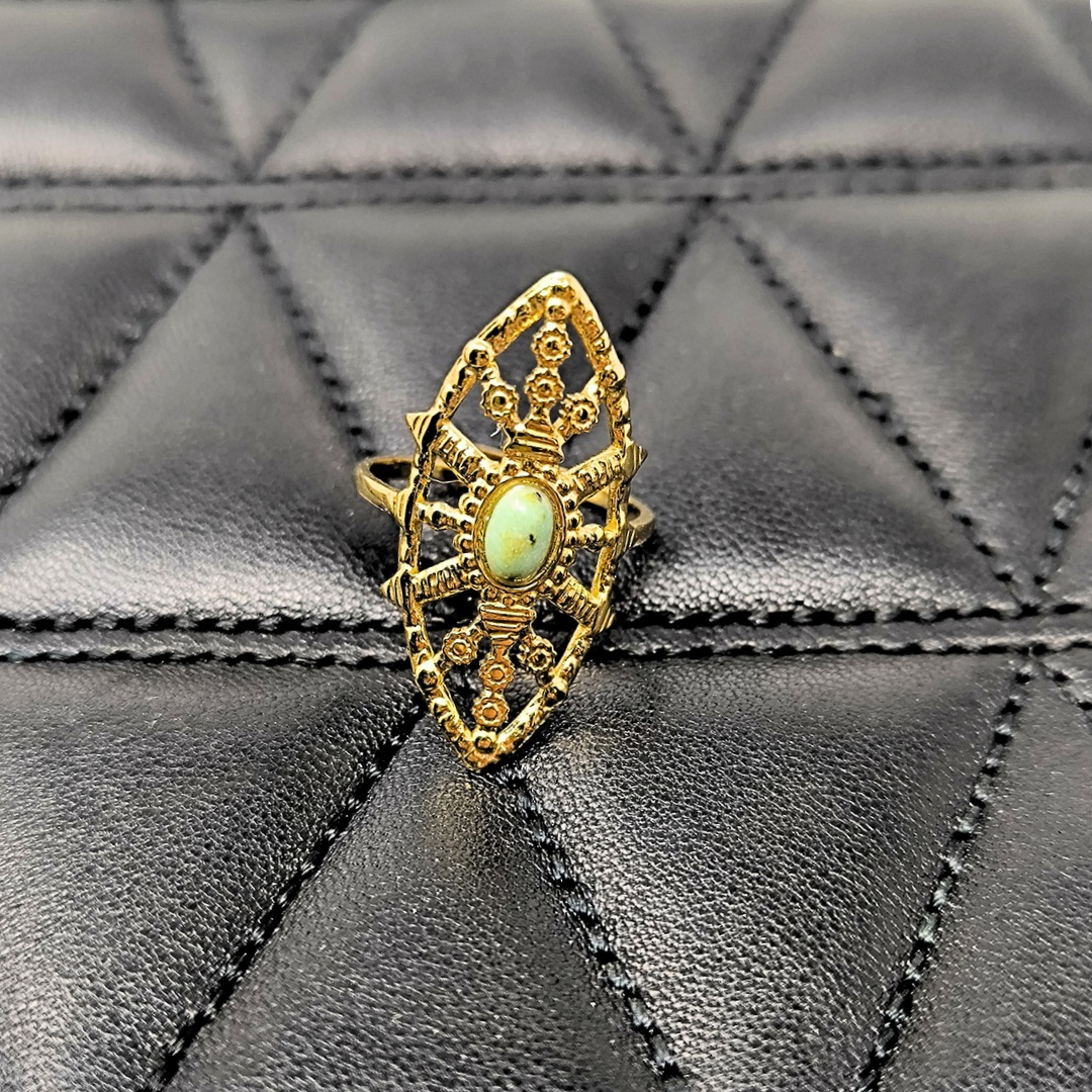 Bague “Élégia Verte” – Bohm Paris